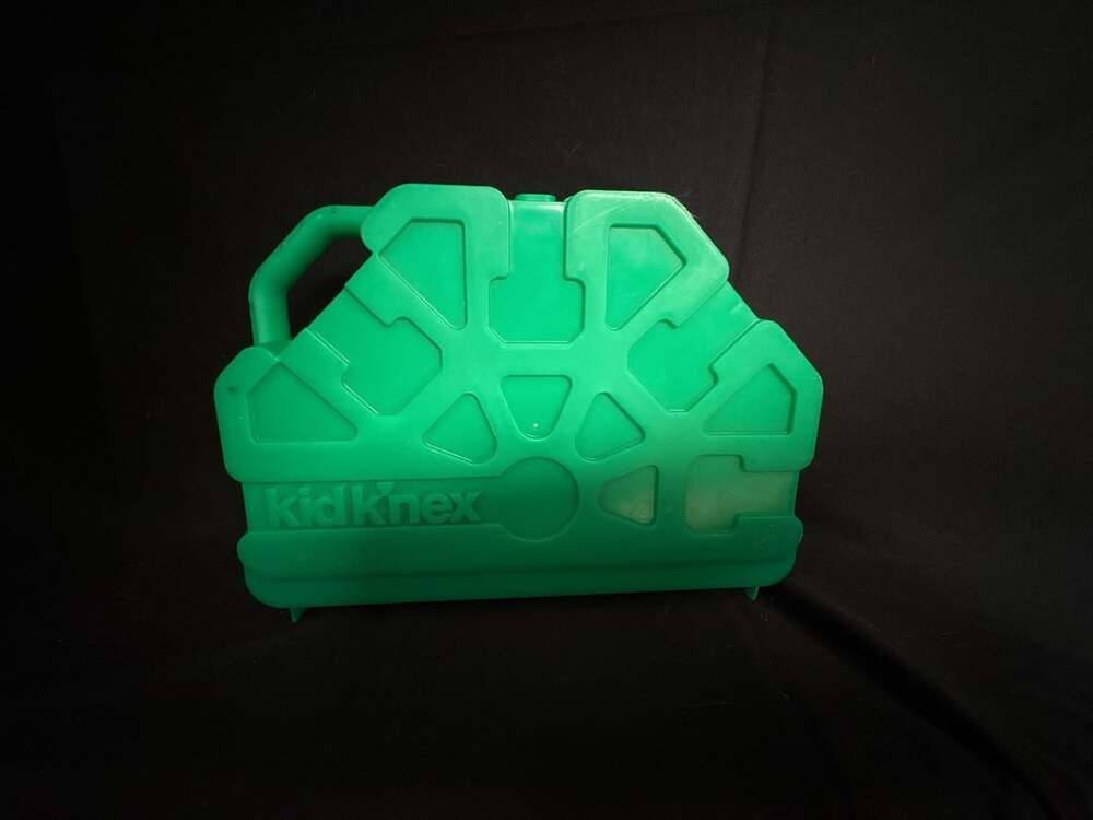Kid K'NEX Green Storage Carrying Case Box w/ Handle